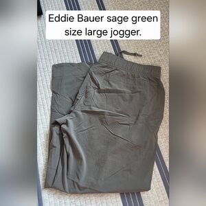 Eddie Bauer Olive Jogger Pants